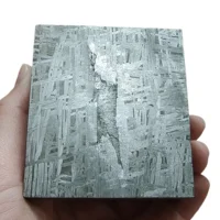 1011g Muonionalusta อุกกาบาต Slice เหล็กธรรมชาติอุกกาบาตวัสดุตัวอย่าง Meteorite Slice Collection-TC608 1