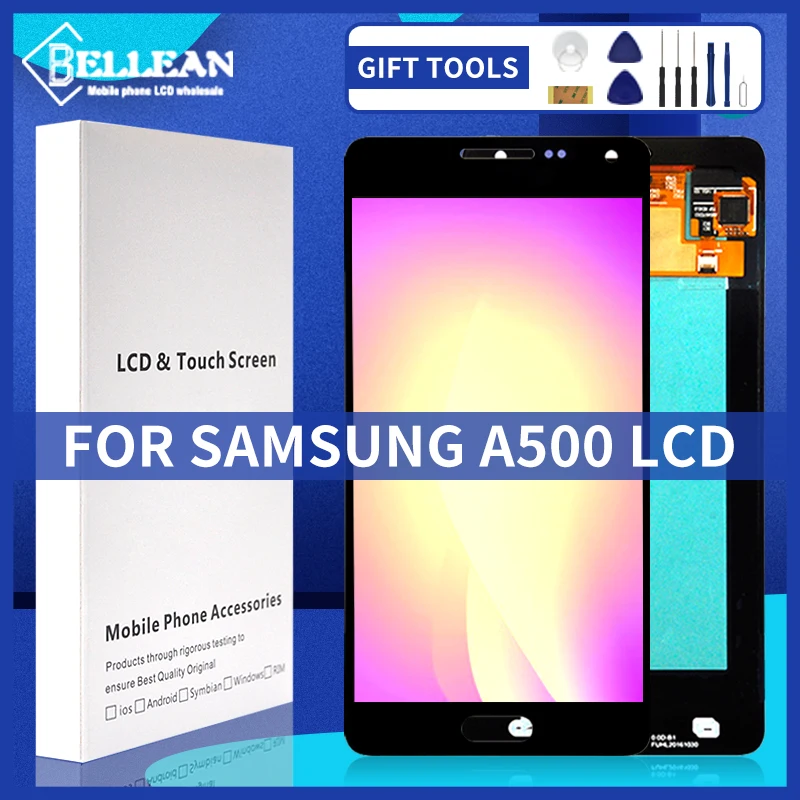5.0 Inch OLED A500 Display For Samsung Galaxy A5 2015 LCD Touch Screen Digitizer A500F A500M Assembly With Tools | Мобильные