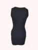 Button Front With Pocket Tank Dress  Elegant Sleeveless Bodycon Dress For Spring  Summer  Women's Clothing 2