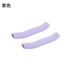 Colorful Silicone Brake Lever Grip Protector - RYDEX Bicycle Accessory (Violet 1 Pair)