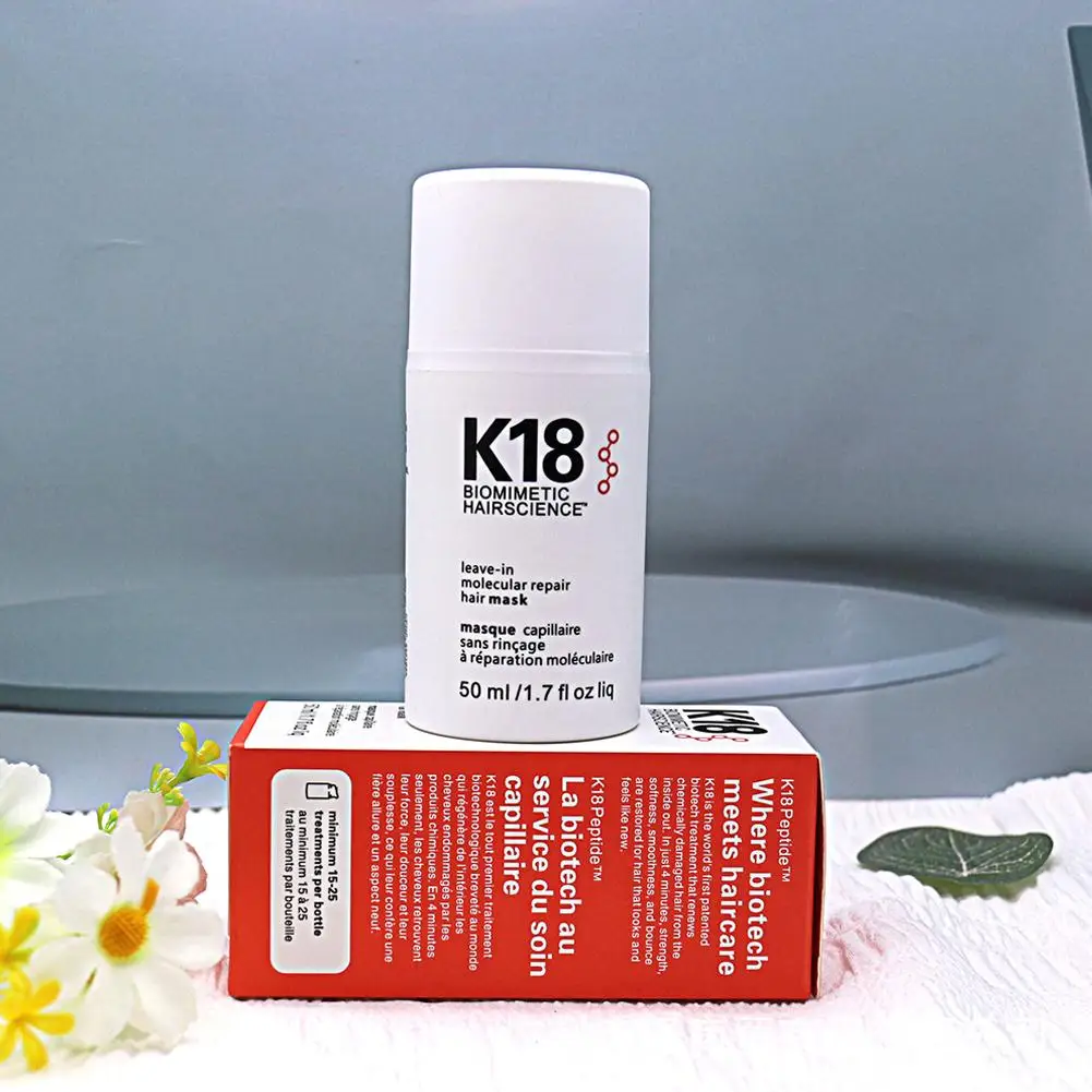 K18 Kertain Repair Hair Mask Leave-In Molecular Damage Restore Soft Hair Deep Keratin Scalp Treatment Care Product
