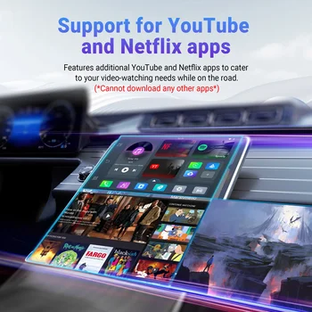 OTTOCAST Play2Video Pro Wireless CarPlay Wireless Android Auto Adapter for Youtube Netflix IPTV Car Accessories for Kia Toyota 2