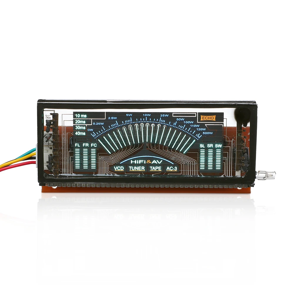 Aiyima Audio Hifi Vfd Vacuum Fluorescent Display Eindversterker Board Niveau Vu Meter Precisie Klok Multimedia Display Diy