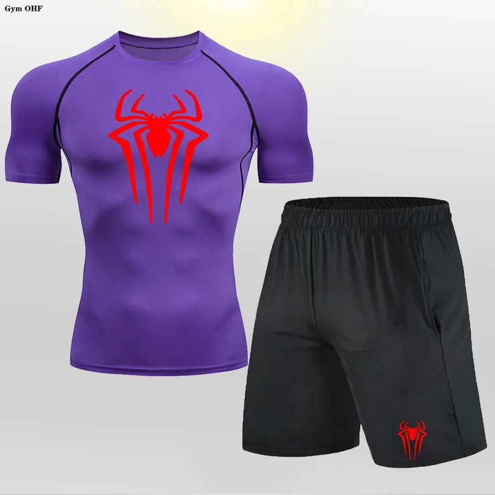 Compression t shirt sport t shirt running t shirt fitness clothes men undershirts men linen t shirt men winter sweatshirt Men MMA Boxing Shorts Compression T Shirt Pants Rashguard Fitness Long Sleeves Base Layer Skin Tight Men's Sportswear