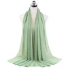 108149-f07f27.jpg Femmes musulmanes en mousseline de soie Hijab châles écharpe Modal coton Jersey Hijabs plaine douce pour femme musulman Voile bandeau 70*180 cm islamique