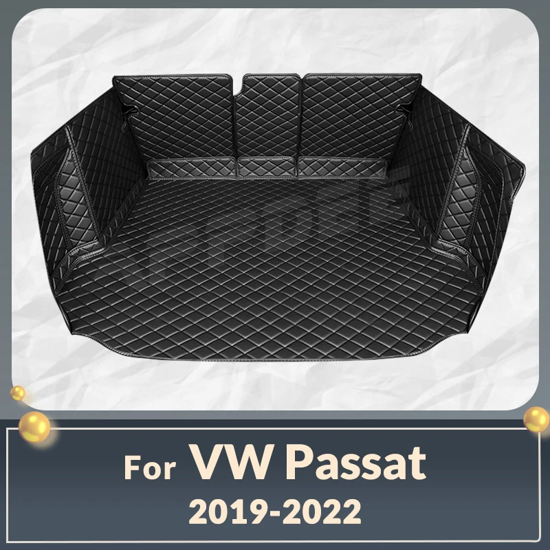 

Auto Full Coverage Trunk Mat For VOLKSWAGEN VW Passat 2019-2022 21 20 Car Boot Cover Pad Cargo Interior Protector Accessories
