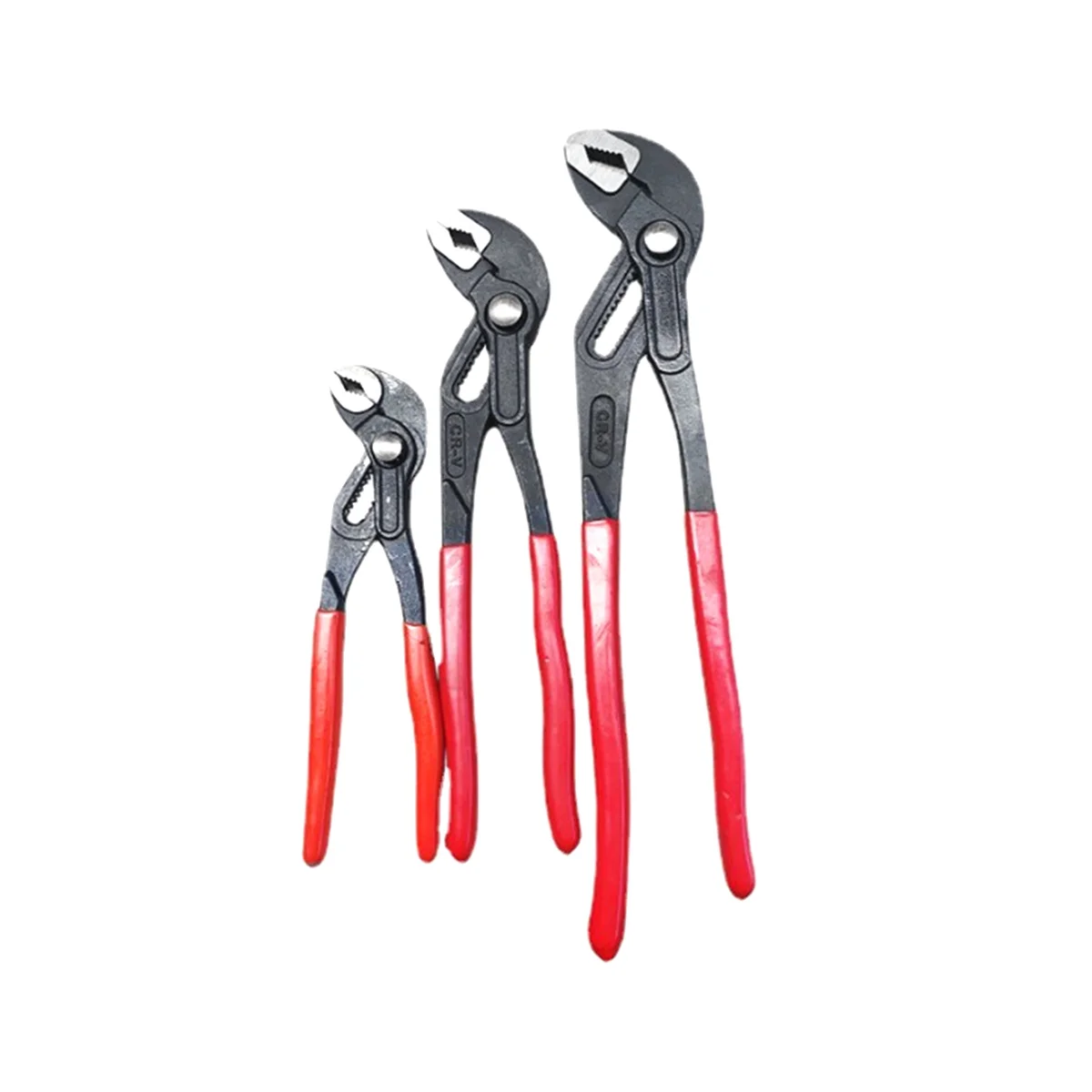 

3-Piece Groove Joint Pliers Set- 7-Inch, 10-Inch, 12-Inch Adjustable Water Pump Pliers, V-Jaw Tongue and Groove Pliers