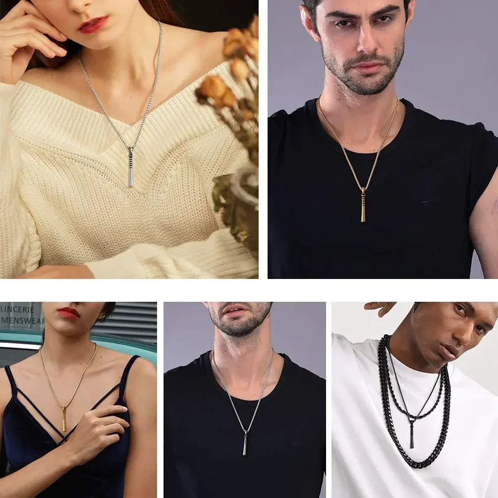 Baseball Bat Pendant Necklace - Perfect Gift