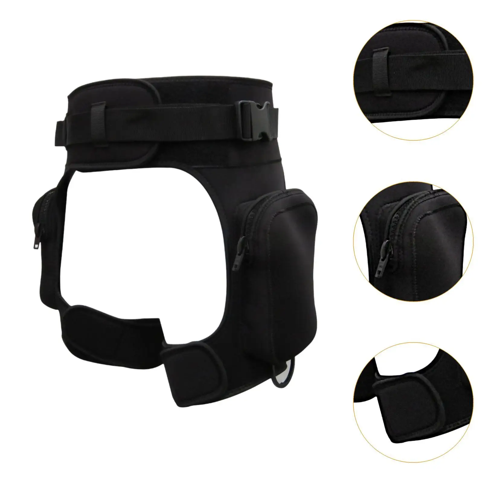 Diving Technical Shorts 3mm Neoprene Wetsuit Shorts Adjustable Waistband Wetsuit Pants for Water Sports Kayaking Diving