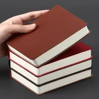 B6 mini notebook-portable diary with waterproof PU leather cover, compact and retro design for journaling and note-taking 1