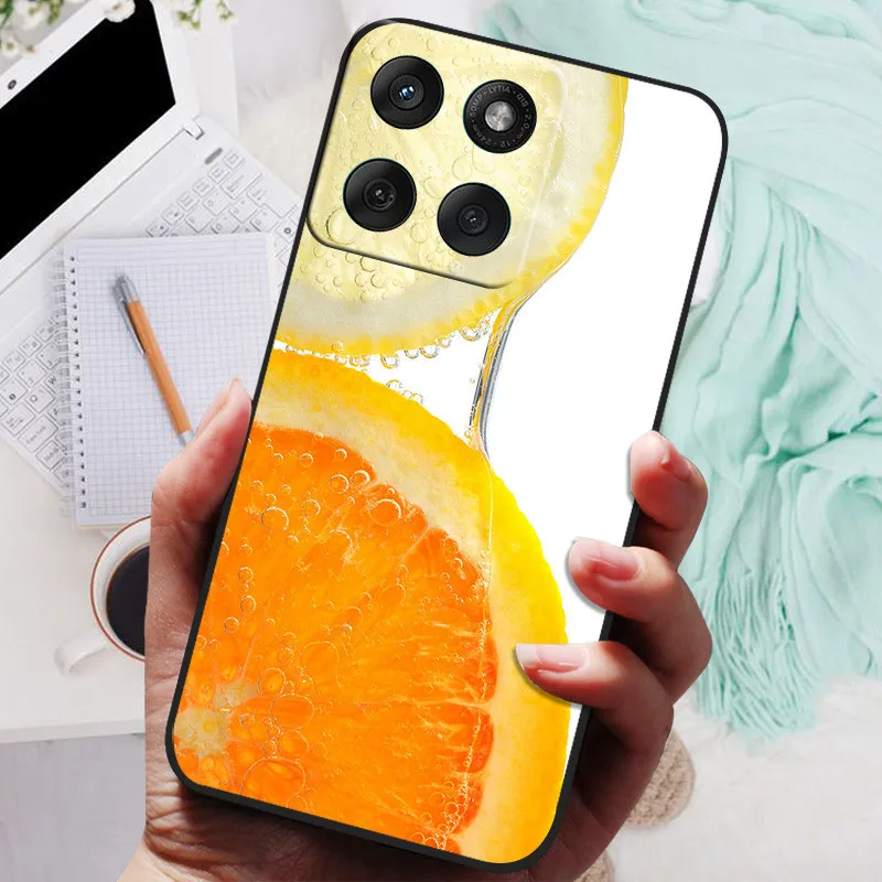 Sleek Black TPU Silicone Protective Phone Case