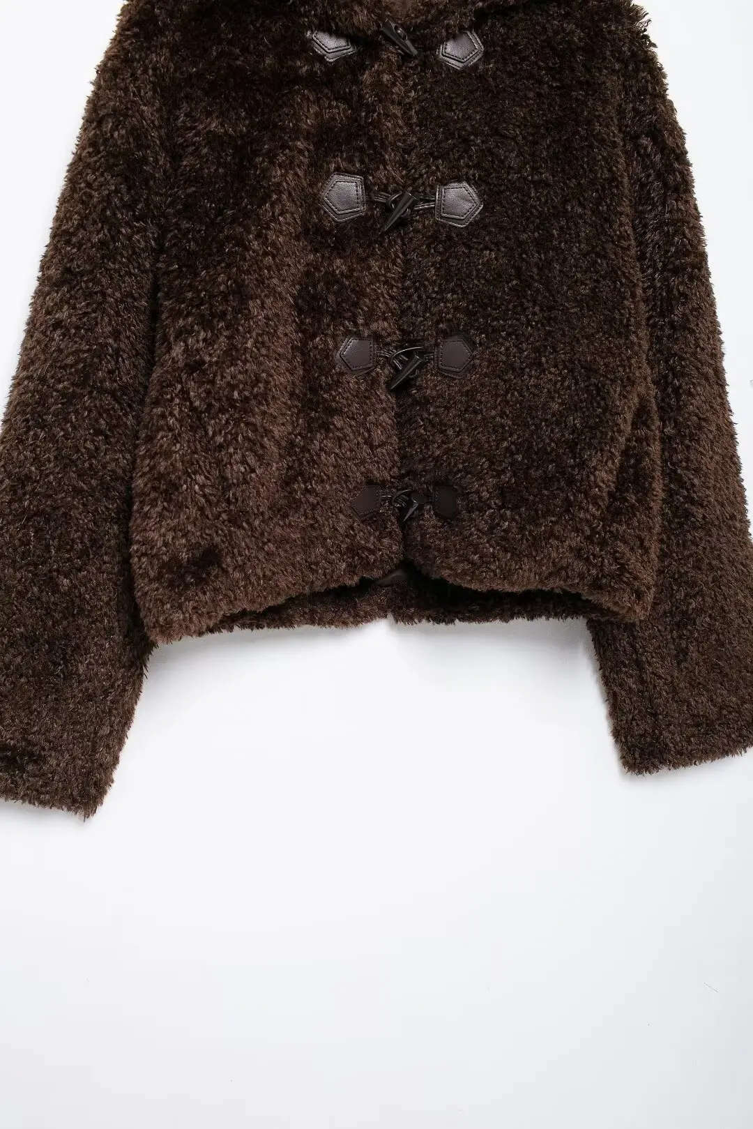 Fleece Jackets Women's Winter Coat Warm Jaqueta Feminina Long Sleeve Tops 2024 Solid Elegant Fashion With Hoodies Thick Jackets