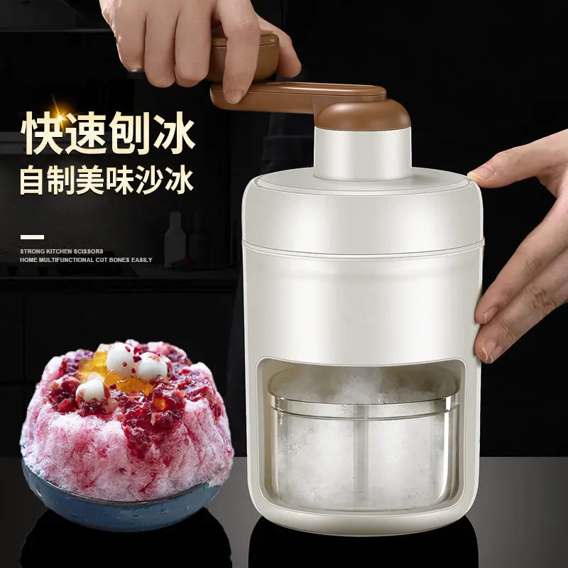 

Shaved ice machine home small ice crusher easy to operate shaved ice sand gods send ice molds practical portable