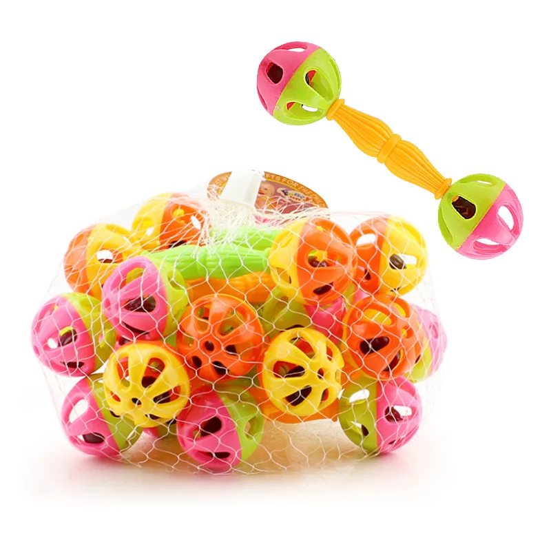 Parrot Toy 2/1pcs Creative Rattle Bite Resistant Bird Toy Double-head Bell Ball Cage Parrot Training Pet Accessories Игрушки parrot toy bird toy