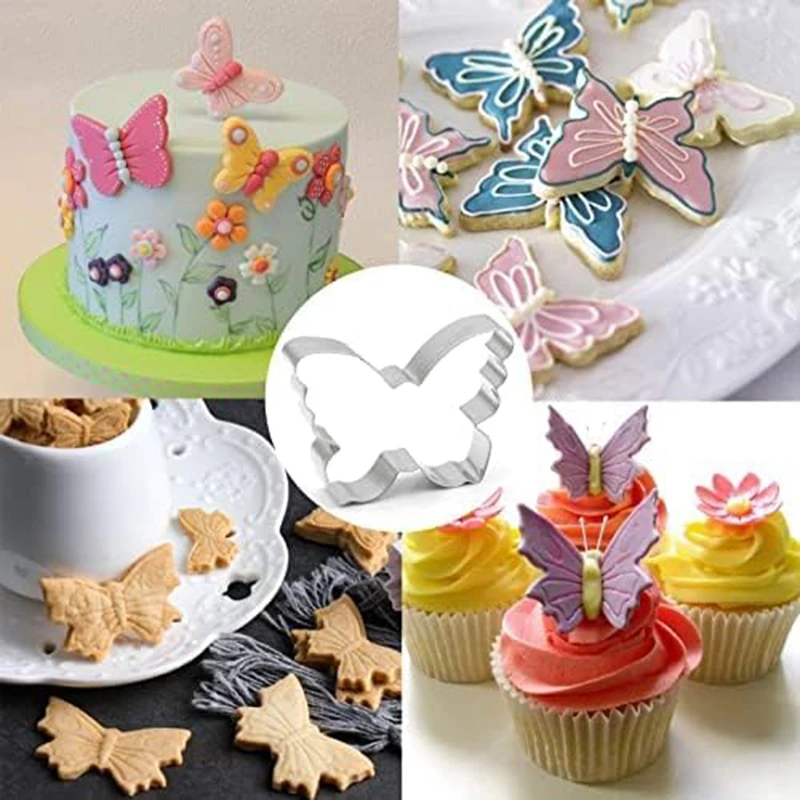 Stainless Steel Biscuit Mold Set 5Pcs cookie cutter baking mold cookie mould baking decorating tools