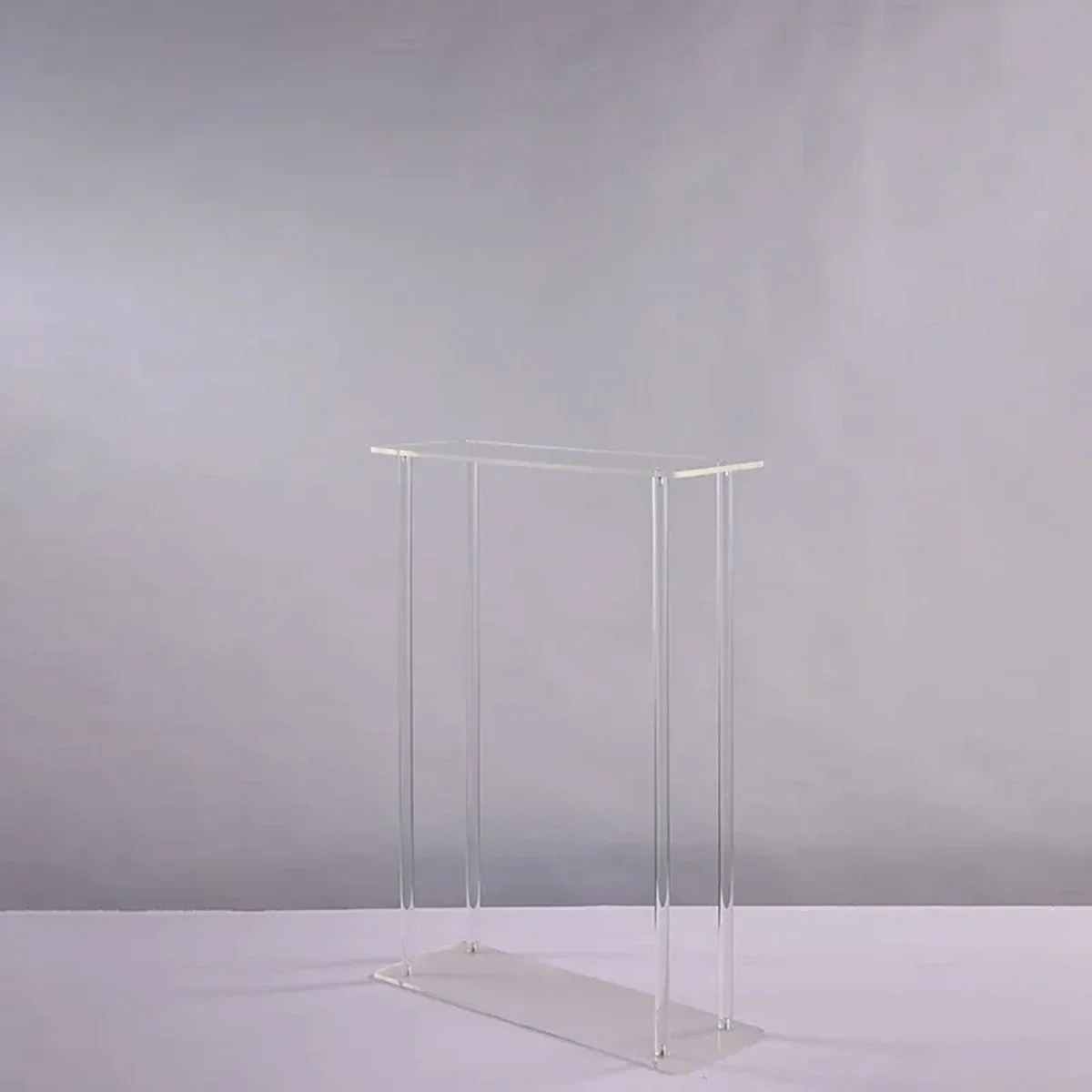 6pcs Wedding Table Party Clear Tall Acrylic Candelabra crystal 3