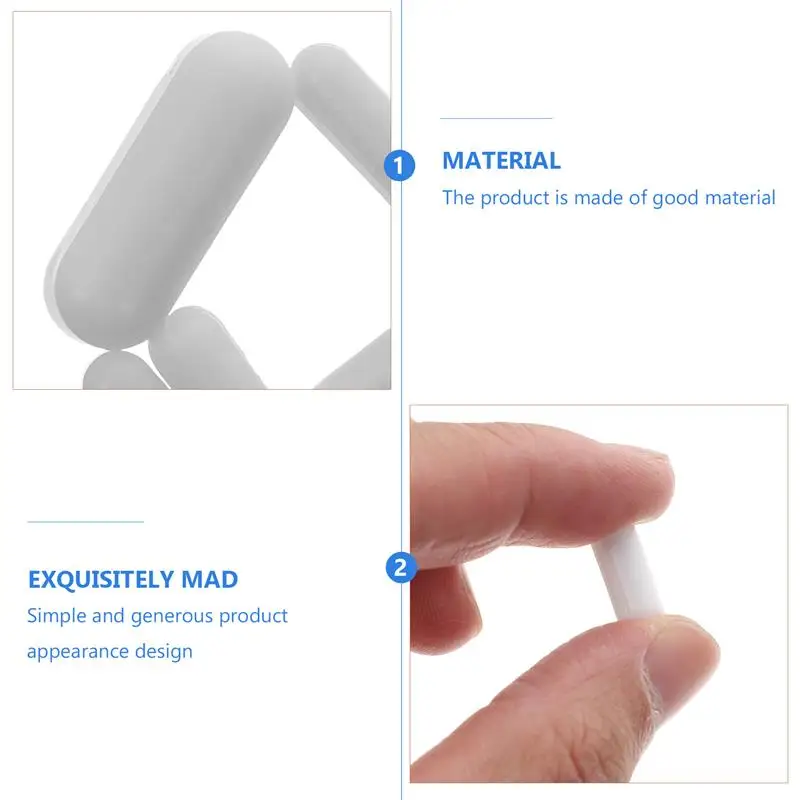 Laboratory Magnetic Bar Cylindrical Magnetic Stirrer Rod Stirrer-Mixer Stir Bars 5Pcs Stirrer School Laboratory magnetic stirrer,magnetic stirring rod