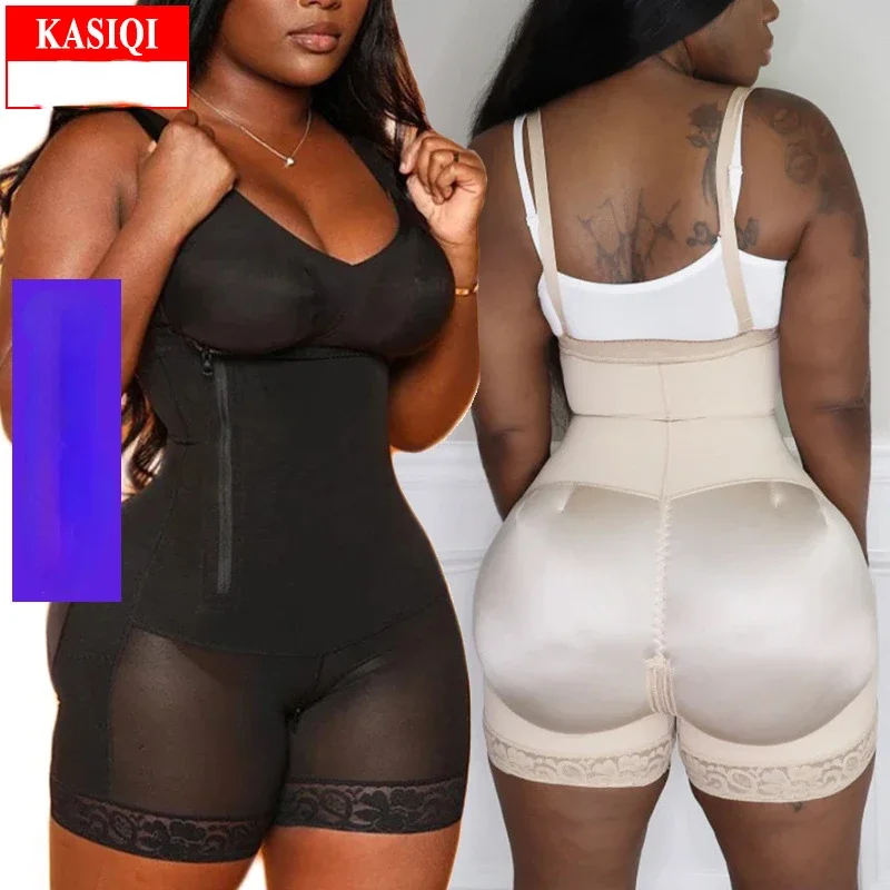 

Side Pull Butt Lift Tighten The Abdomen Large Size Body Shaping Jumpsuit Tuck in Buttocks Girdle Tight Corset