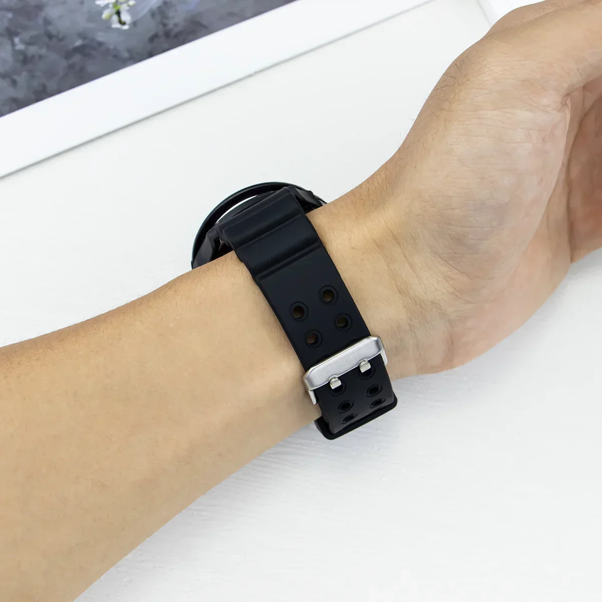 Silicone Strap and Protective Case Cover for Smartwatch Modification Kit