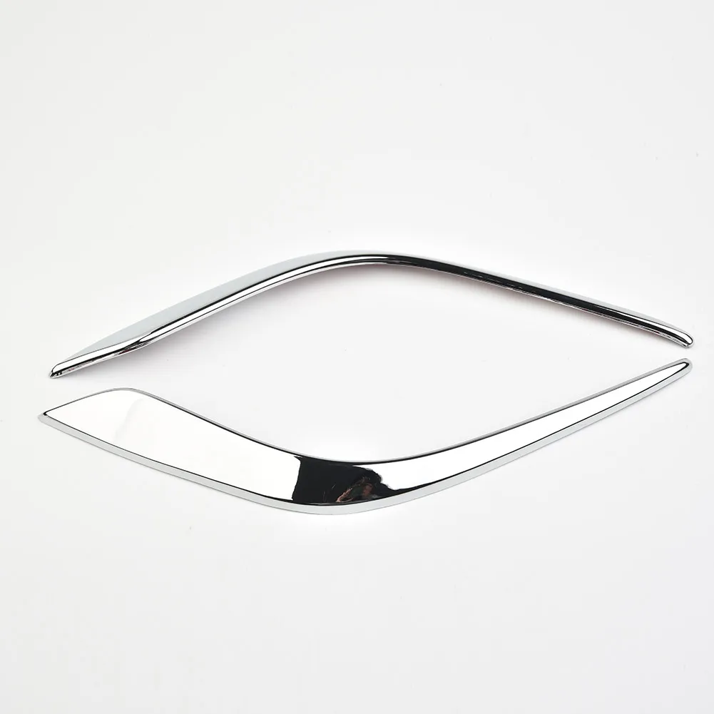 

Chrome Fog Light Cover Front Lamp Trim Strip Silver 2pcs Plastic Replacement Accessories For Mazda 6 Atenza Gj