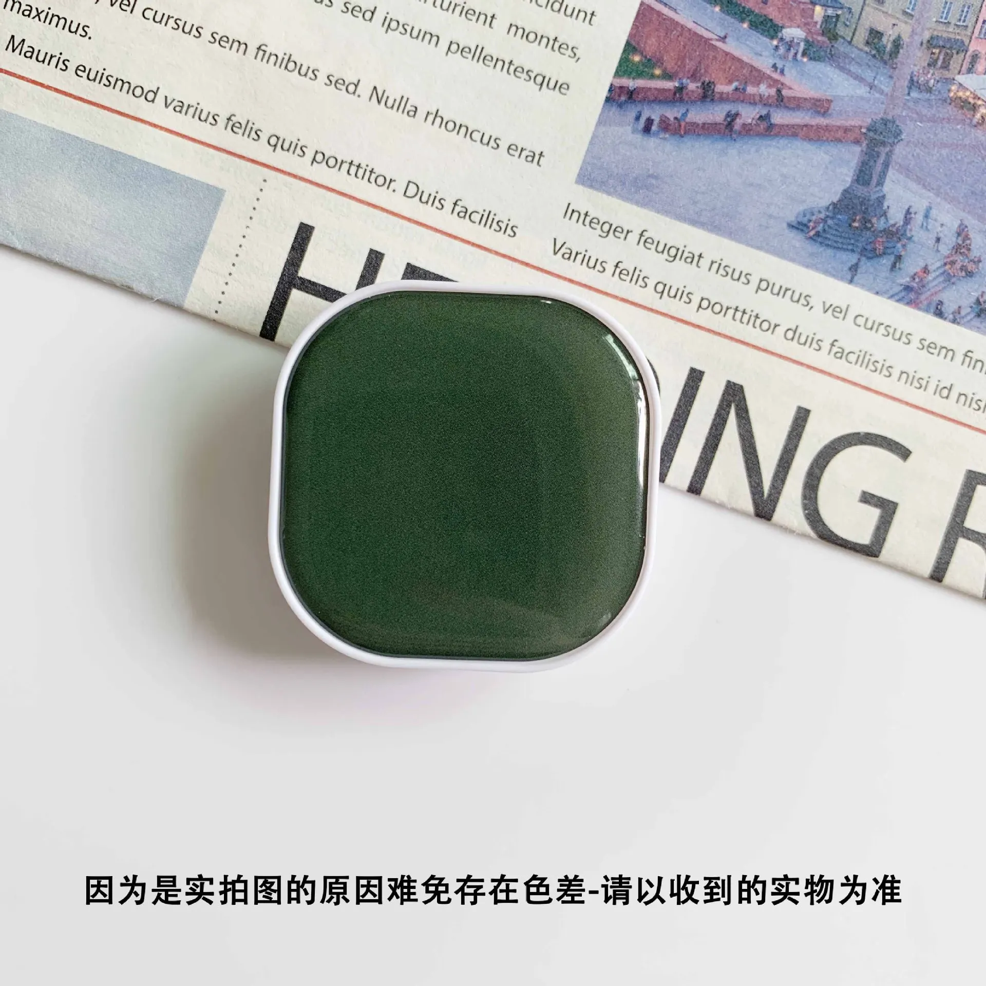 Chic Square Pop-Up Phone Grip and Stand Accessory