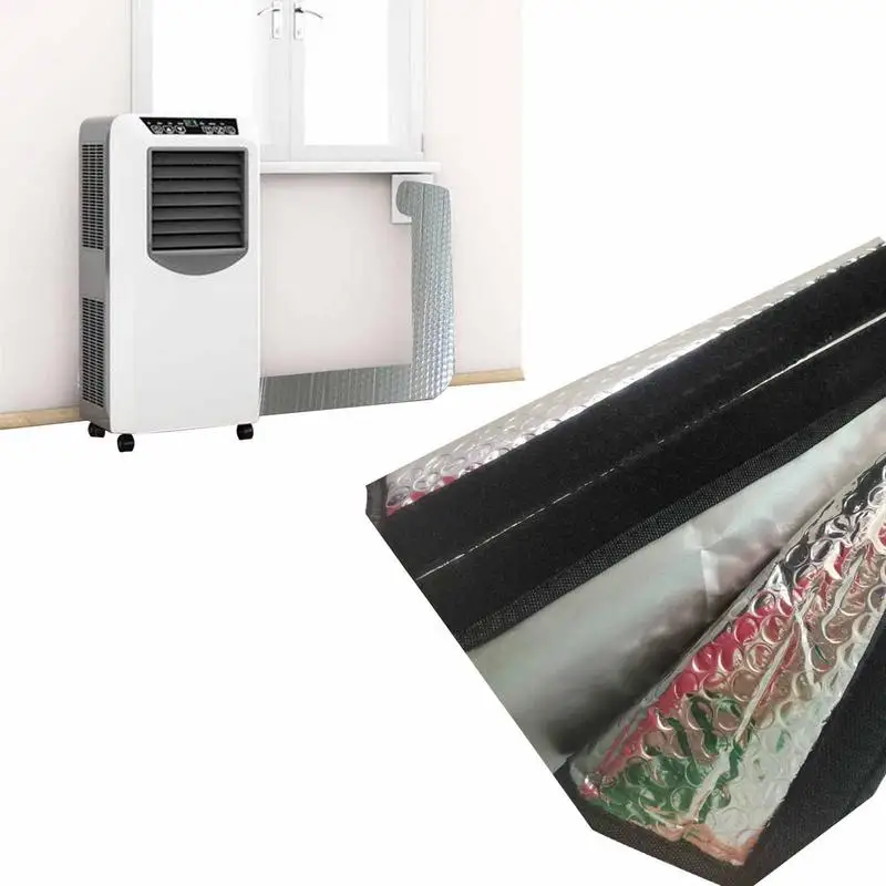 

Air Conditioner Pipe Cover Leak-proof Cover Heat Insulated Portable AC Hose Sleeve Aluminum Film Air Conditioners Exhaust Tube
