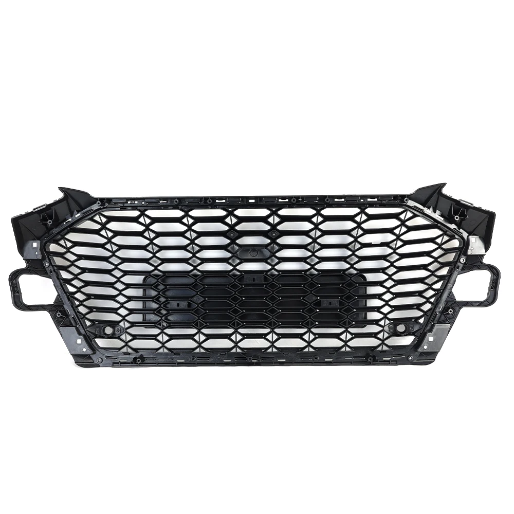 

racing grille Front honeycomb accessories for AUDI A4 Avant S4 S-line B9 2020 -2022 EU Version Mesh Girll Gloss Black Assembly