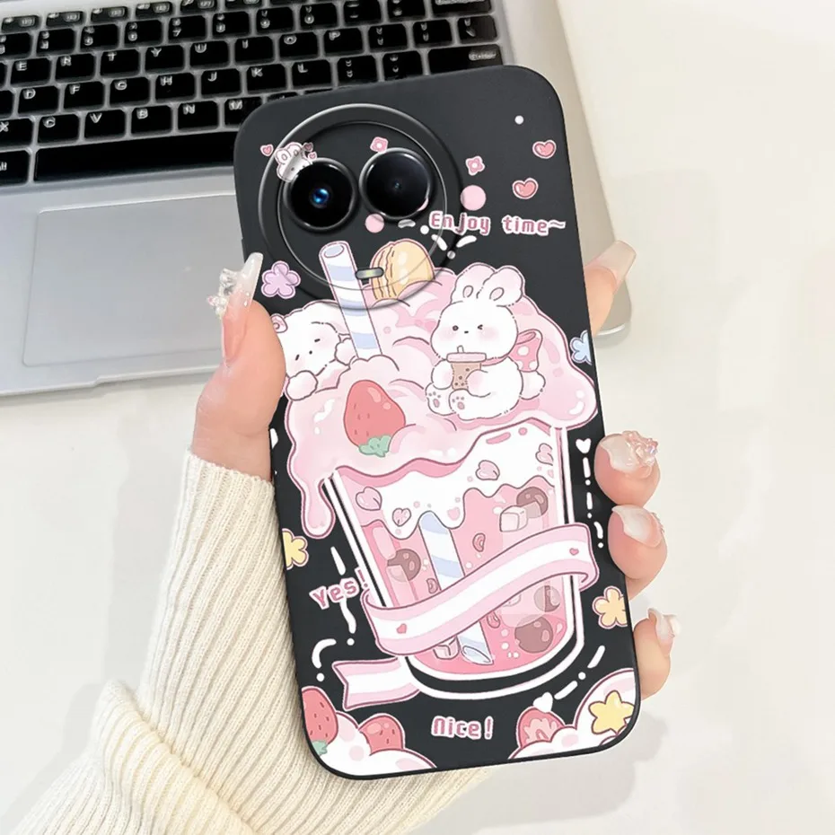 Fashionable Lens Protective Soft Silicone Phone Case