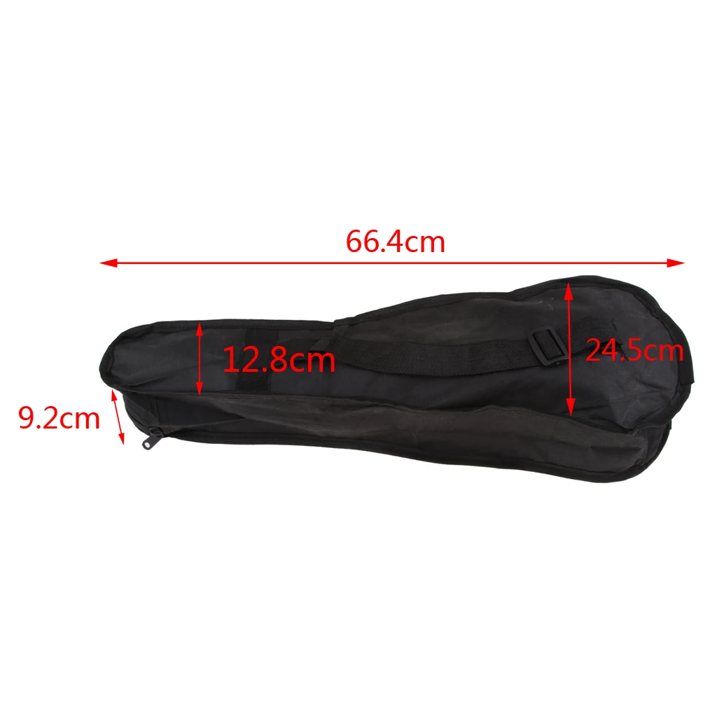 Tooyful 21/23/26 Inch Ukulele Guitar Waterproof Case Cotton Padded Large Capacity Carrying Bag