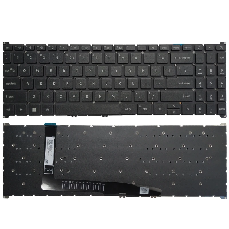 Teclado do Portátil dos Eua para Acer Aspire A31524p A31559 N23c3 N22c6 Fun S50-54 A715-51g-52vh A71576 N22q3 sem Luz de Fundo Novo