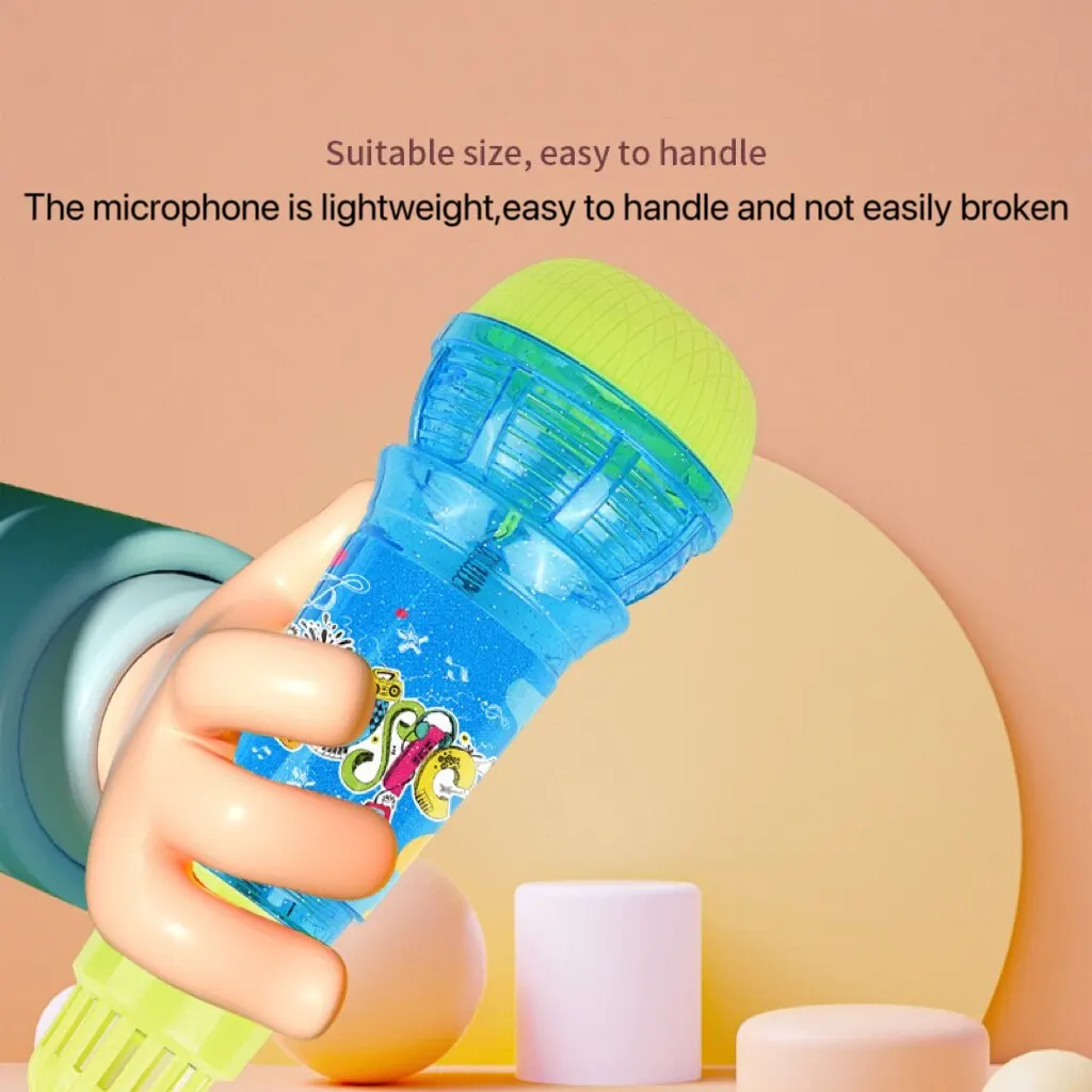 Kids Microphone 24cm Large Echo Physical Children's Singing Toy Music Enlightenment Production Practice