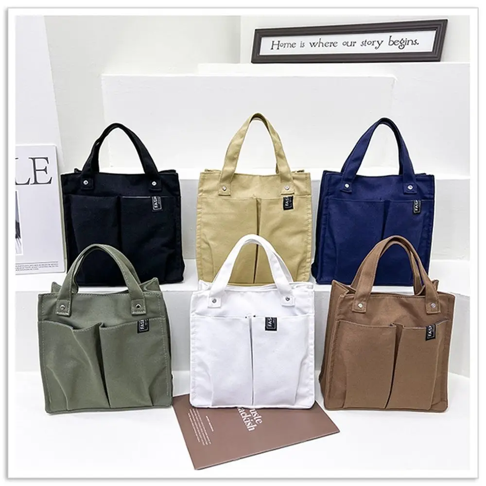 

Handbags Lightweight Eco Bag Student Bags Shopping Books Bags Large Capacity Canvas Bag Women Shoulder Bags Tote Bag Lunch Bags