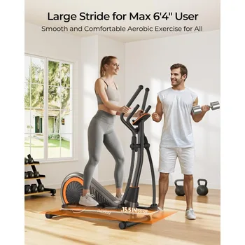 Niceday Elliptical Machine, Elliptical Exercise Machine for Home with Hyper-Quiet Magnetic Driving System 2