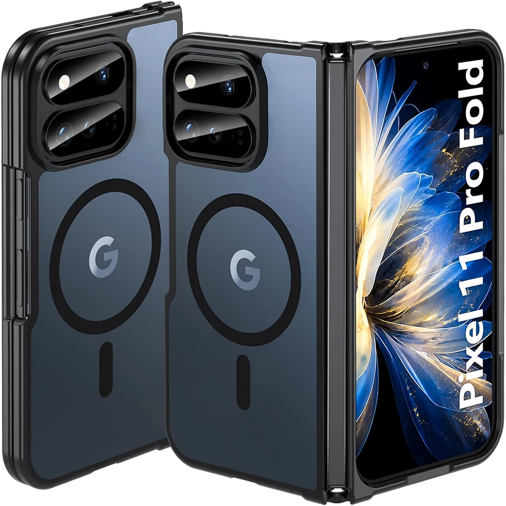 Translucent Magnetic Charging Matte Hard Cover Case
