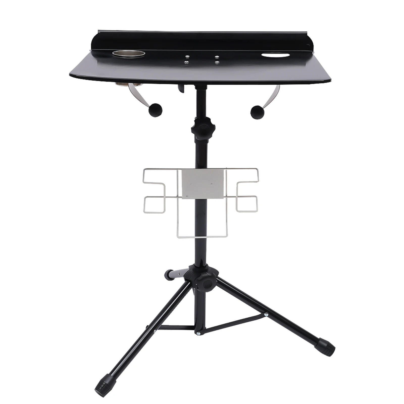 Adjustable Tattoo Workstation Tray Shop Portable Furniture Collapsible Equipment Portable Tattoo Desk Workbench Camping Foldable Cart