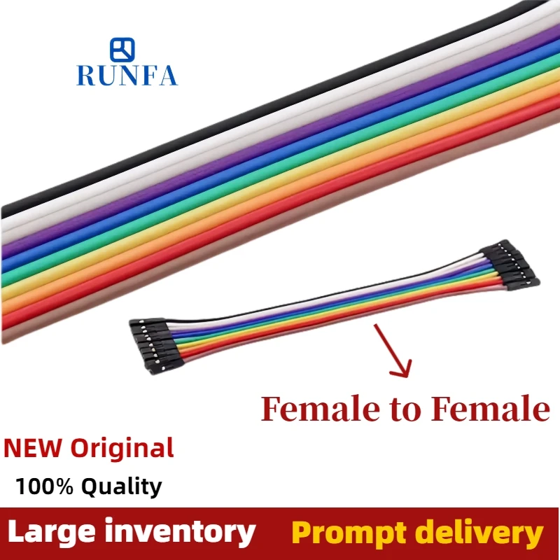 Dupont Line Jumper Wire Dupont connector 10/15/20/30/40CM 40Pin Male to Male/Male to Female/Female Female for Arduino DIY KIT