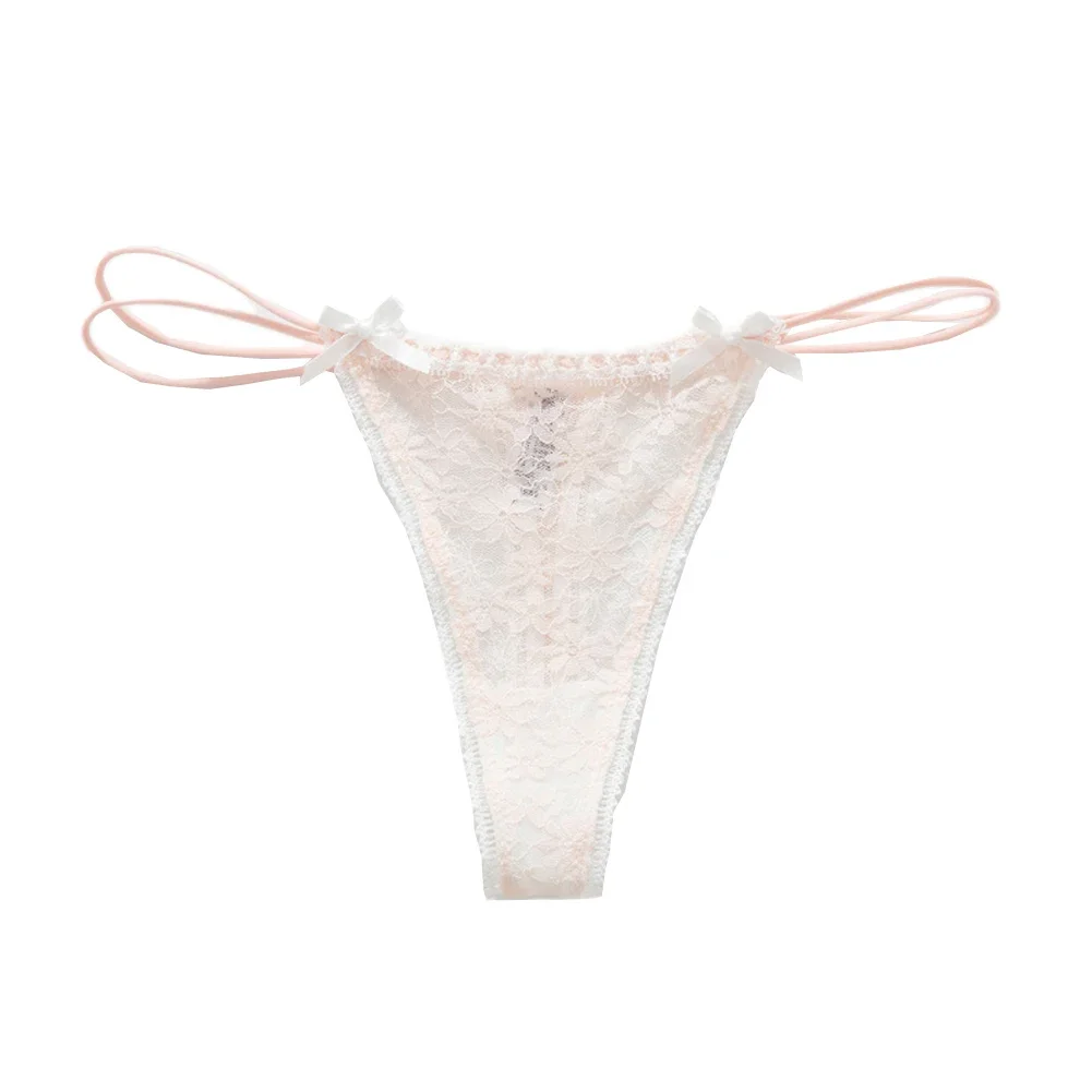 Lace Bow Panties Low Waist Panties Daily Wear Home Wear Solid Color All Seasons Breathable Casual Medium Elasticity 9 S93a0865a02ec4a288f65bf1b2c965216N