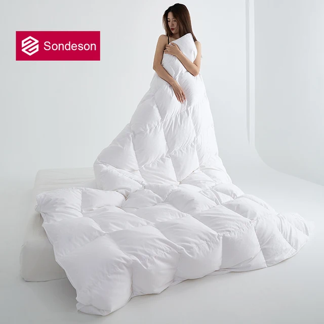 Sondeson Luxury 100% Goose Down Duvet Filler Bread Quilt