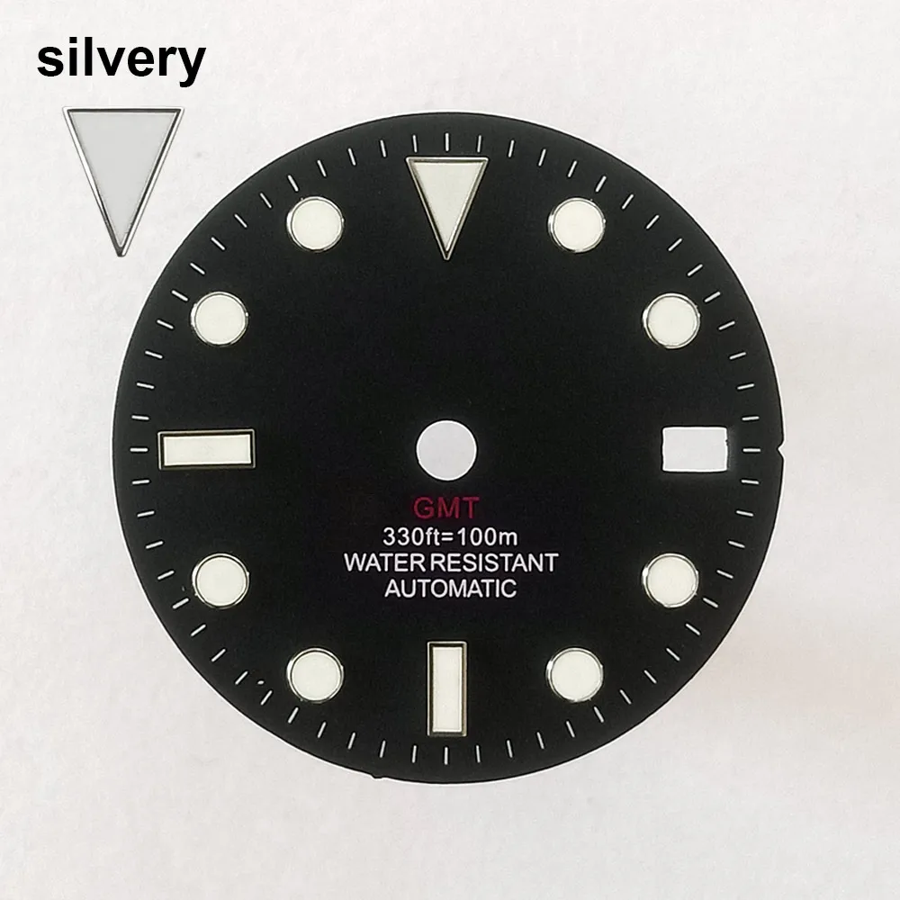 Enhanced GMT Watch Dial Pointer - 28.5mm, Multicolor Options