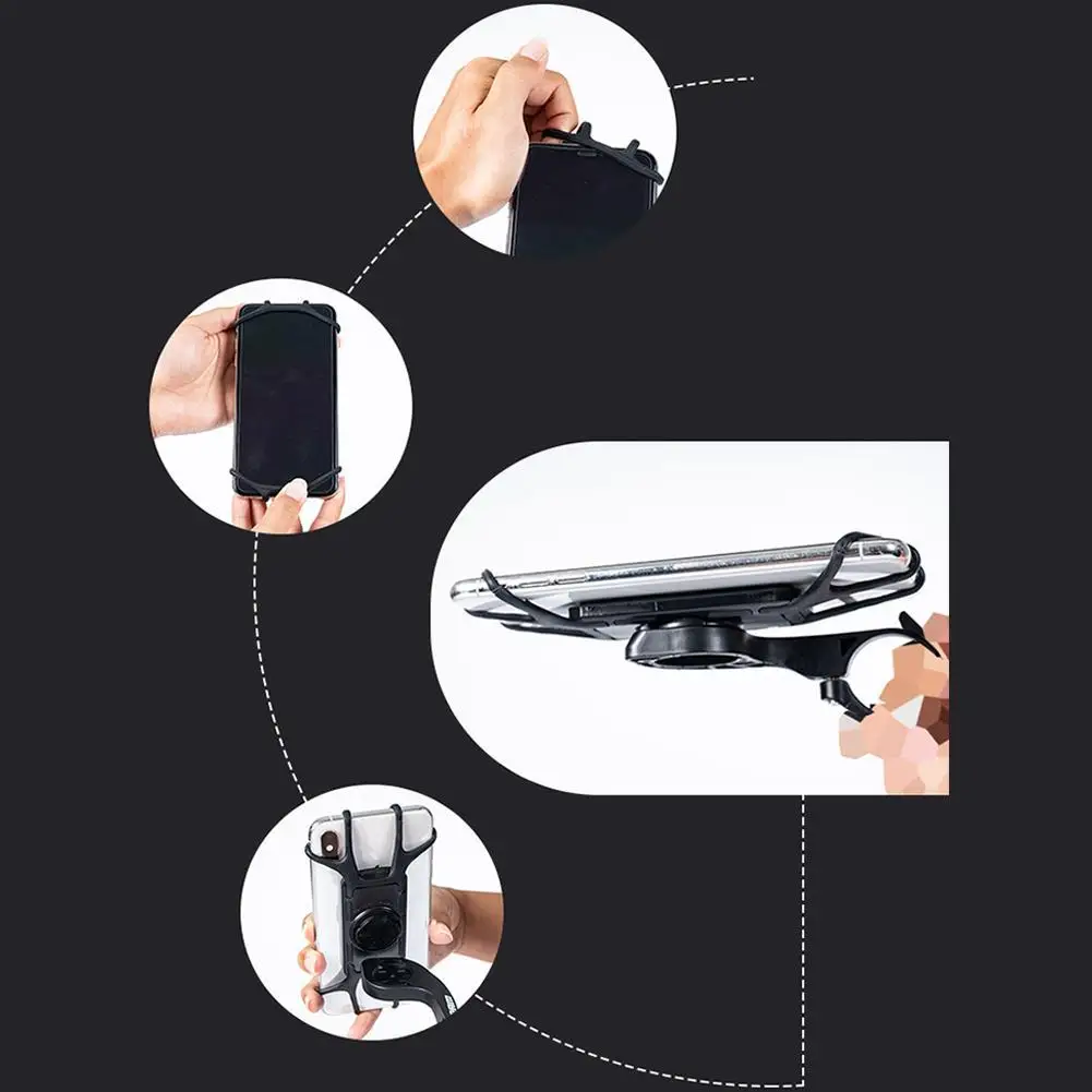SRAM 가민 자전거 폰 홀더 자전거 휴대폰 거치대 자전거 폰 실리콘 홀더 오토바이 충격 방지