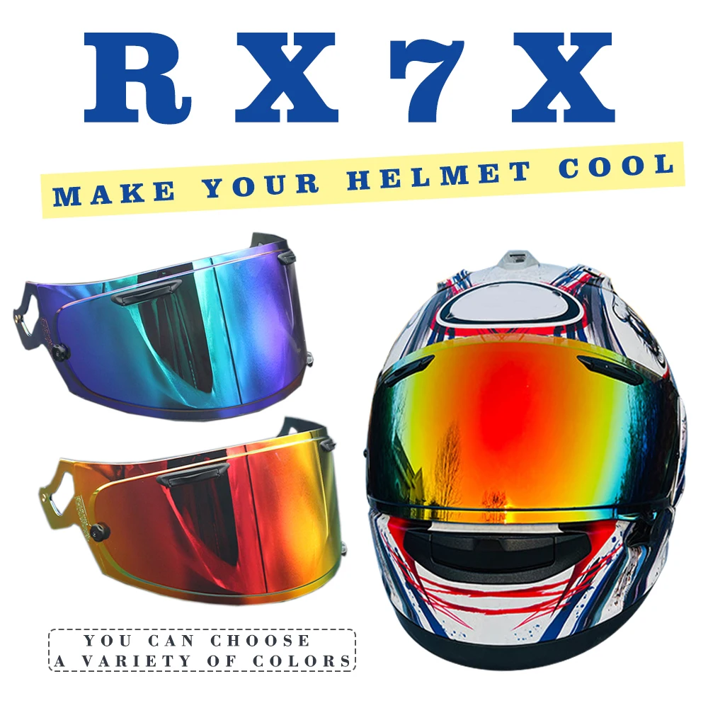 Rx-7X Casco Moto Visiera Integrale Lente Per Arai Rx7X Corsair-X Rx7V Vas-V Neo Astro-Gx