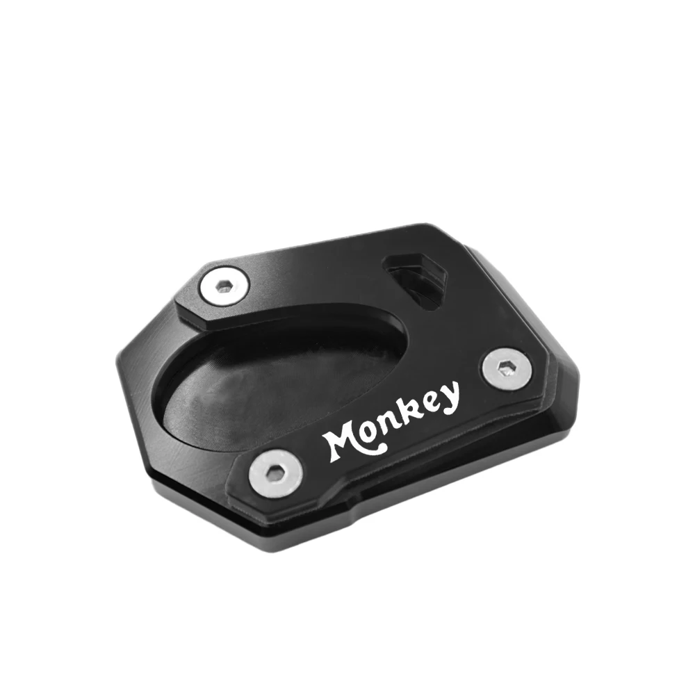 2024 오토바이 CNC 킥 스탠드 풋 사이드 스탠드 확장 패드 지지판 원숭이 125 Monkey125 2018-2023 2024 용 스탠드 확대