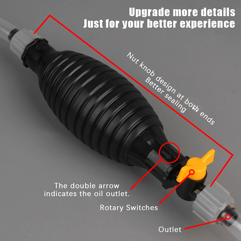 Hand Fuel Pump Car Fuel Tank Sucker Oil Transfer Pump Petrol Diesel Liquid Manual Saver For Gas Gasoline oil syringe pump liquid transfer pump