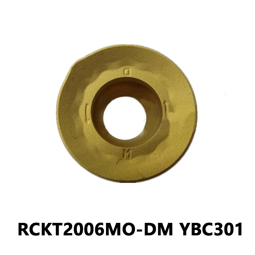 

RCKT2006 RCKT CNC Milling Inserts for Steel Machining RCKT2006MO-DM YBC301 Lathe Cutting Tool Round Carbide Blades High-Quality