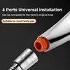 300 Holes Pressurized Showerhead Hand Hold Square Shower Head Water Saving Rainfall Spray Nozzle Bathroom Accessories 5