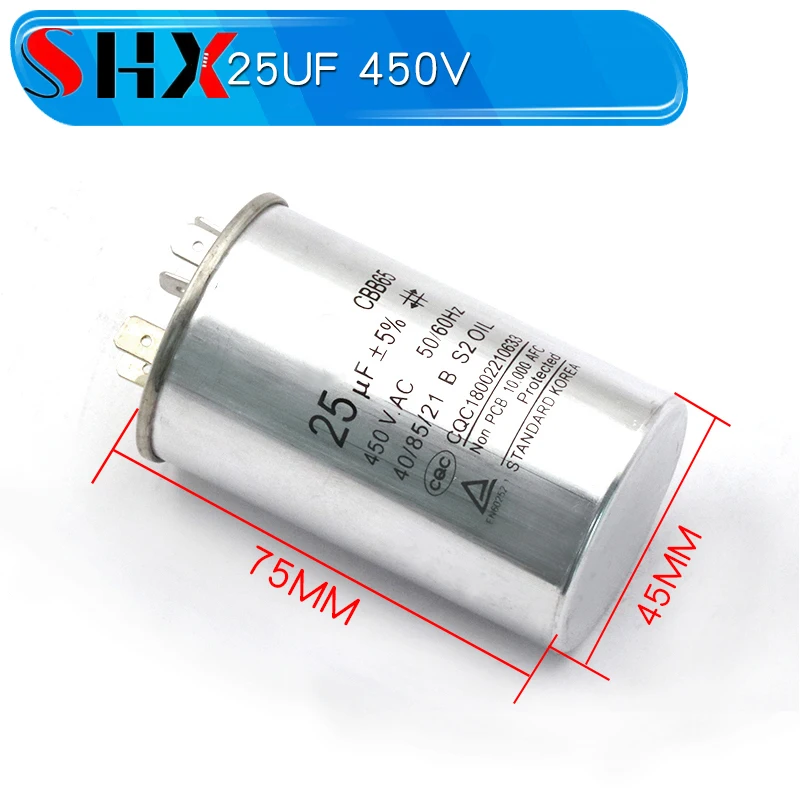 Cbb65 450VAC 35UF Air Condition Compressor Capacitor - 35UF Air Condition Compressor Capacitor And Motor Run Capacitor