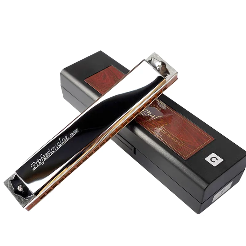 Tombo Tremolo Harmonica Professional22 No. 1722 Harp 22 Holes