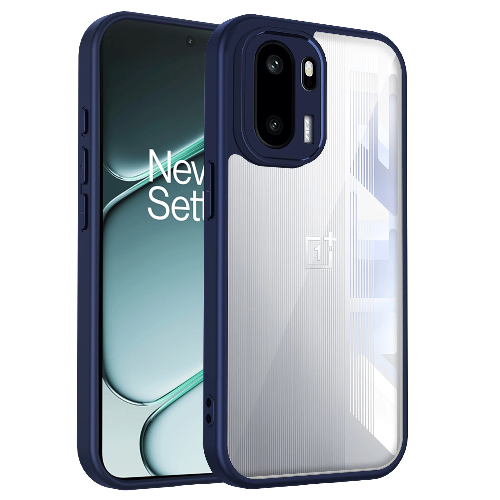 Enhanced Air Cushion Shockproof Silicone Bumper Clear Matte Back Phone Case