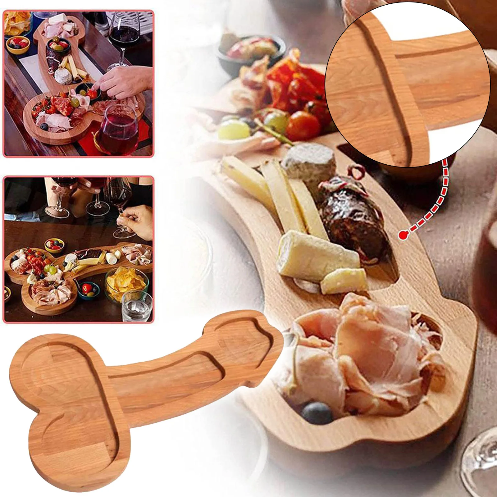 Tray Aperitif Board Store Snacks Unique Verrines Wooden 1pc 24*15cm Cheese Servers For Dinner Funny Homemade Food