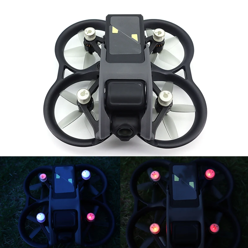 Drone Vôo Led Luz Estroboscópica para Dji Avata Noite Voar Sinal de Aviso do Flash Direção Identificação Navegação Universal Lâmpada